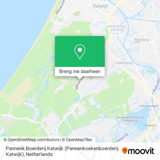 Pannenk.Boerderij Katwijk (Pannenkoekenboerderij Katwijk) kaart