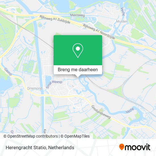 Herengracht Statio kaart