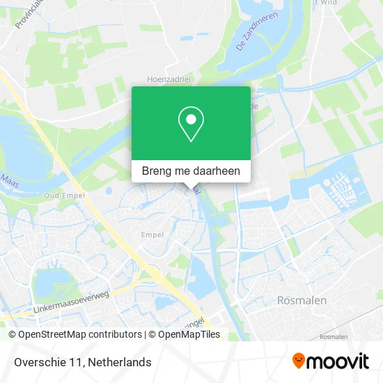 Overschie 11 kaart
