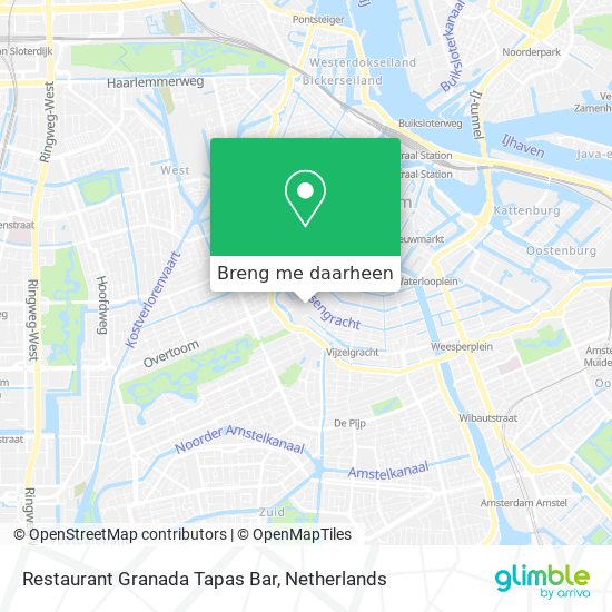 Restaurant Granada Tapas Bar kaart