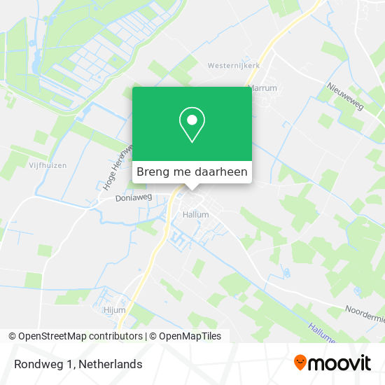 Rondweg 1 kaart