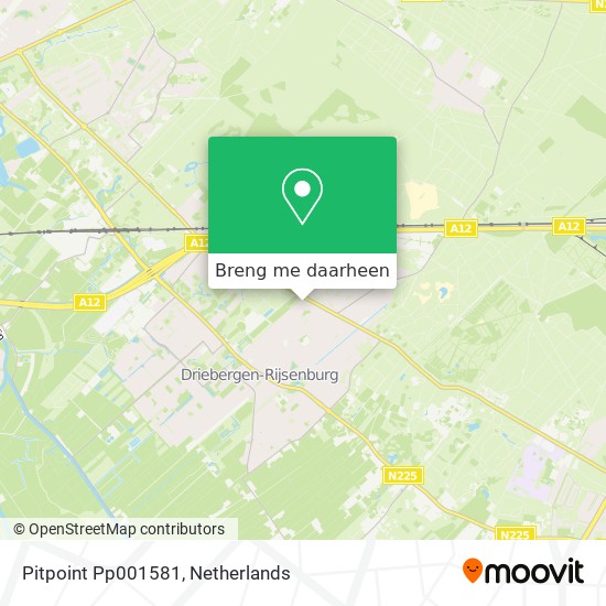 Pitpoint Pp001581 kaart