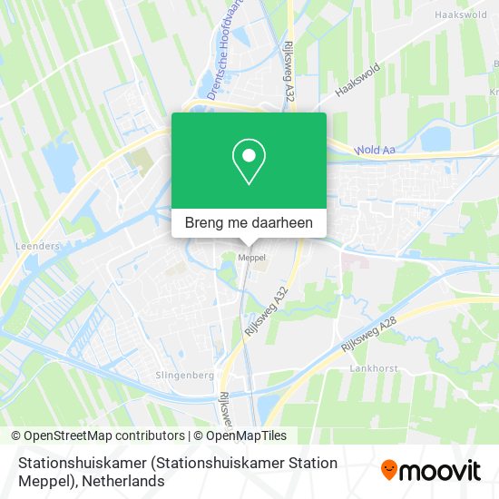 Stationshuiskamer (Stationshuiskamer Station Meppel) kaart