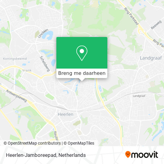 Heerlen-Jamboreepad kaart