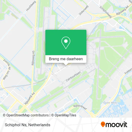 Schiphol Ns kaart