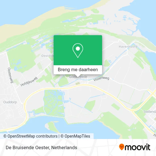 De Bruisende Oester kaart