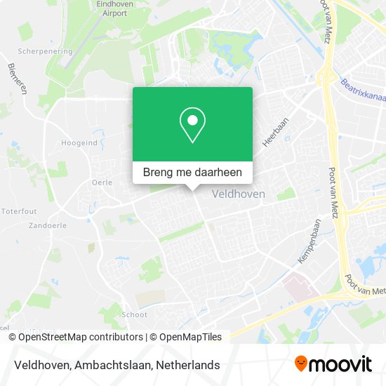 Veldhoven, Ambachtslaan kaart