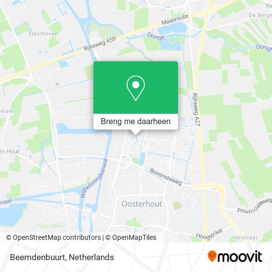 Beemdenbuurt kaart