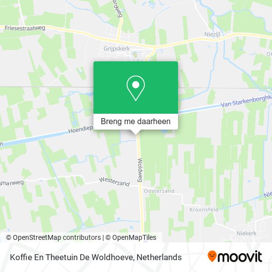 Koffie En Theetuin De Woldhoeve kaart