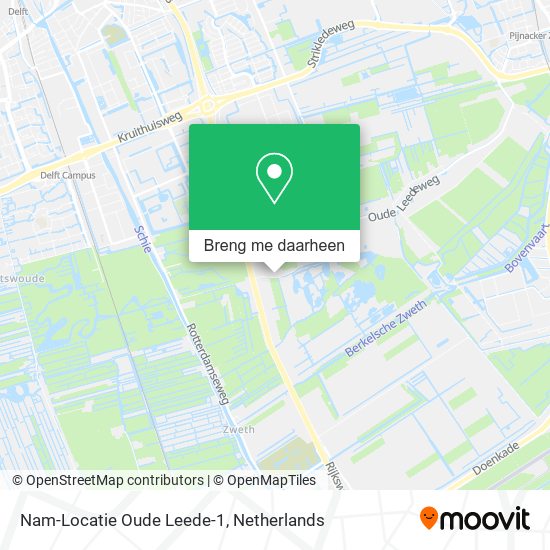 Nam-Locatie Oude Leede-1 kaart