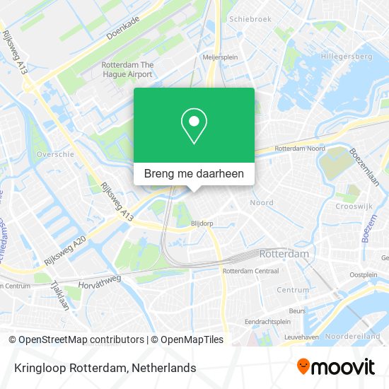 Kringloop Rotterdam kaart