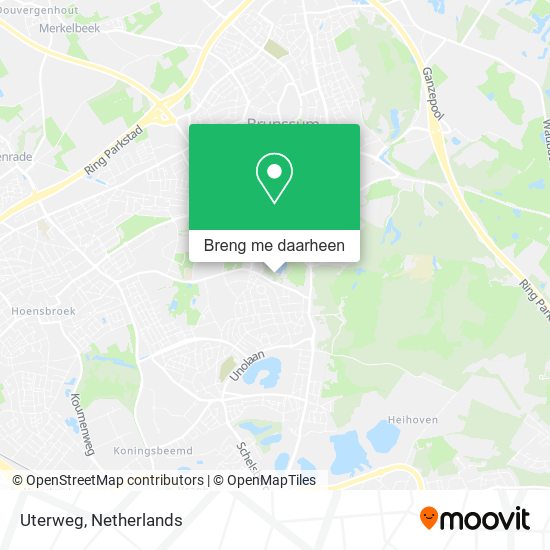 Uterweg kaart