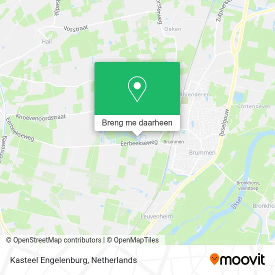 Kasteel Engelenburg kaart