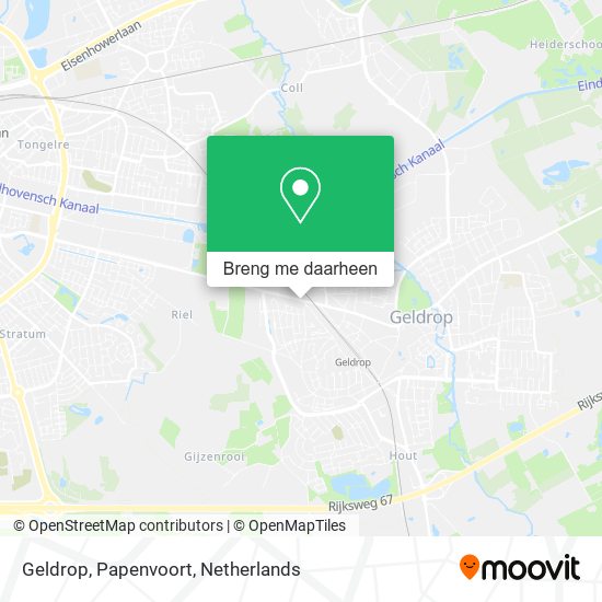 Geldrop, Papenvoort kaart