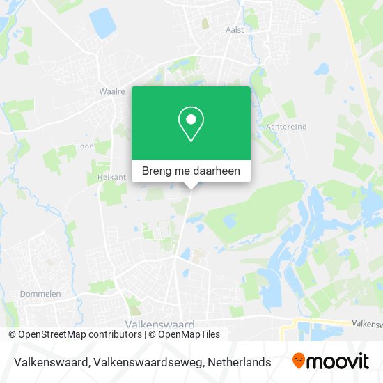 Valkenswaard, Valkenswaardseweg kaart