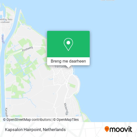 Kapsalon Hairpoint kaart