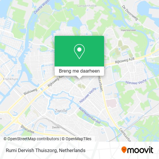 Rumi Dervish Thuiszorg kaart