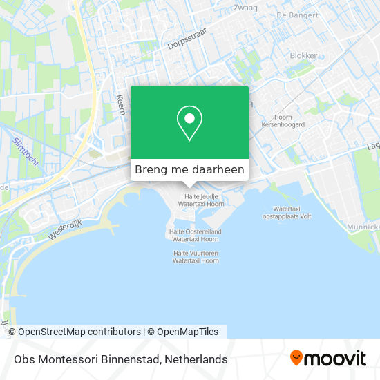 Obs Montessori Binnenstad kaart