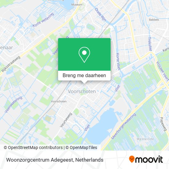 Woonzorgcentrum Adegeest kaart