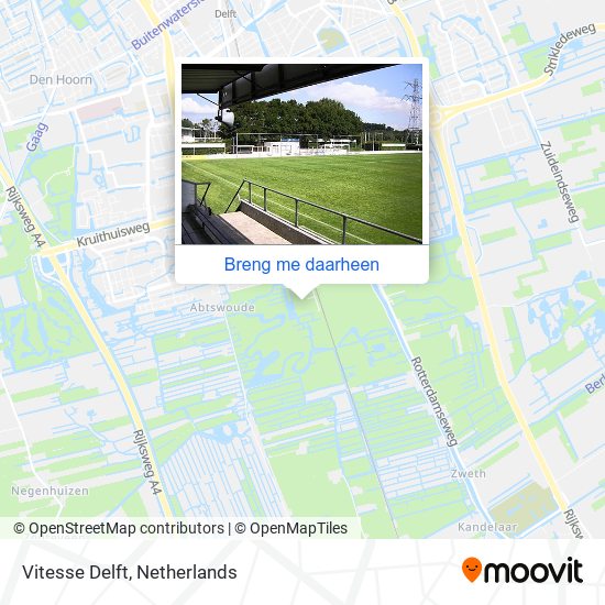 Vitesse Delft kaart