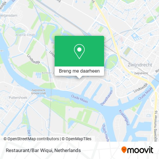 Restaurant/Bar Wiqui kaart