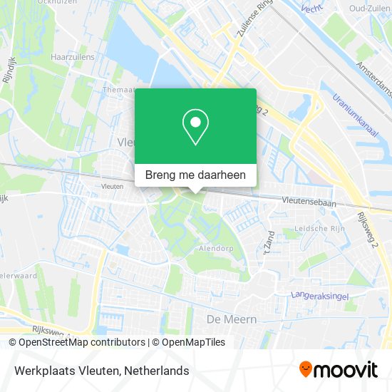 Werkplaats Vleuten kaart
