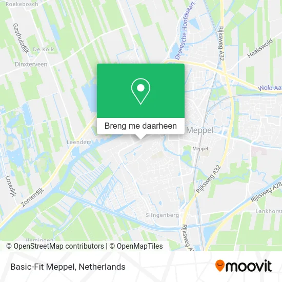 Basic-Fit Meppel kaart