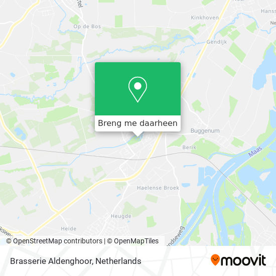 Brasserie Aldenghoor kaart