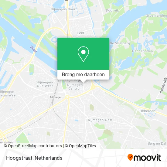 Hoogstraat kaart