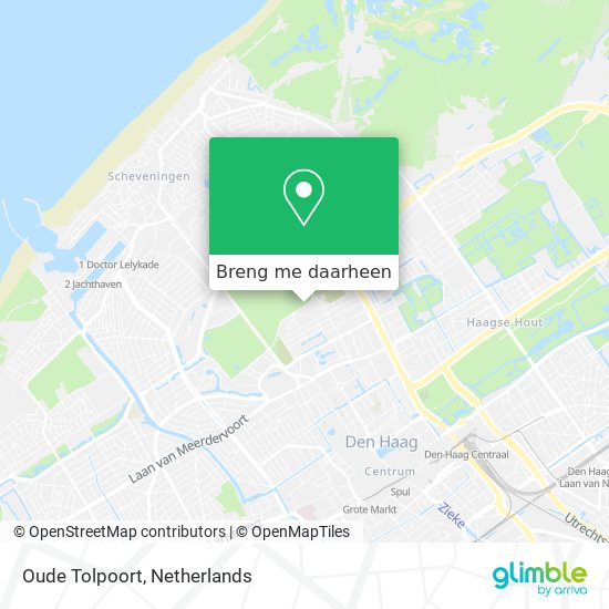 Oude Tolpoort kaart