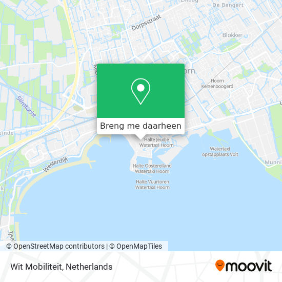 Wit Mobiliteit kaart