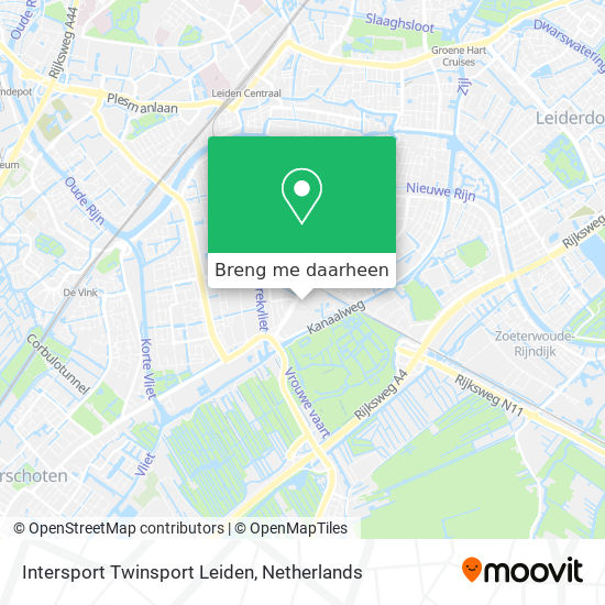Intersport Twinsport Leiden kaart