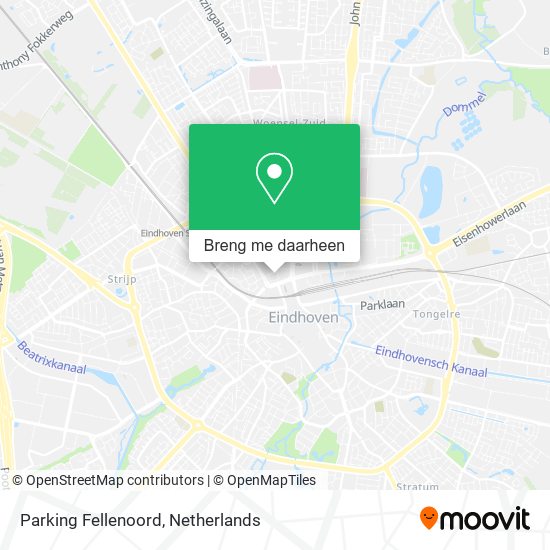 Parking Fellenoord kaart