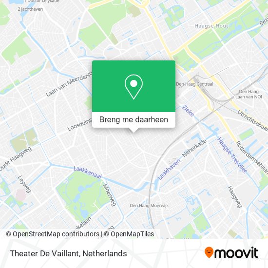 Theater De Vaillant kaart