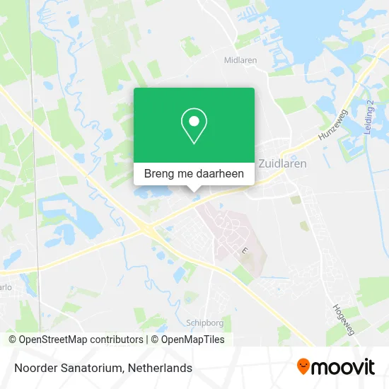 Noorder Sanatorium kaart