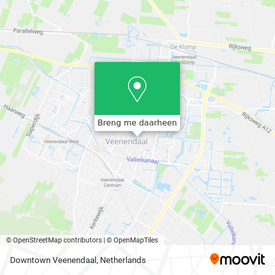 Downtown Veenendaal kaart