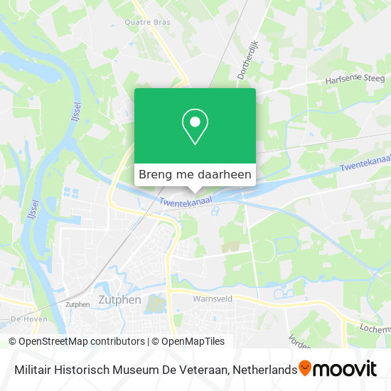 Militair Historisch Museum De Veteraan kaart