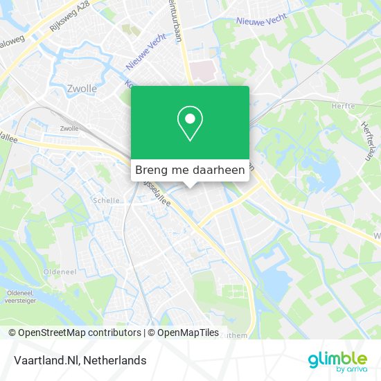 Vaartland.Nl kaart