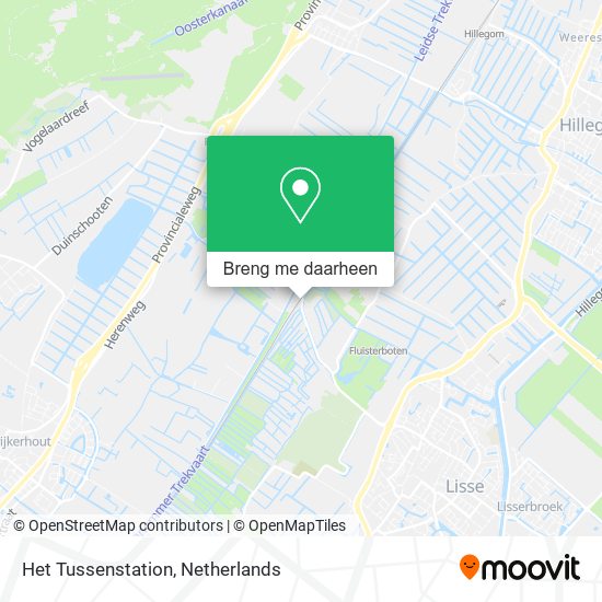 Het Tussenstation kaart