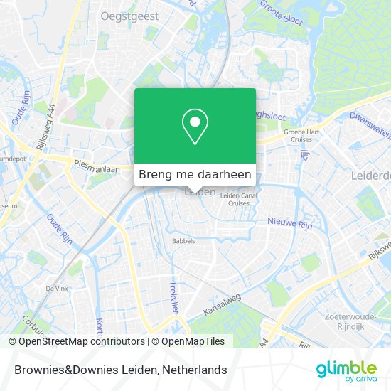 Brownies&Downies Leiden kaart