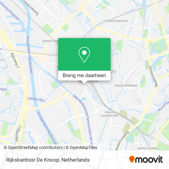 Rijkskantoor De Knoop kaart