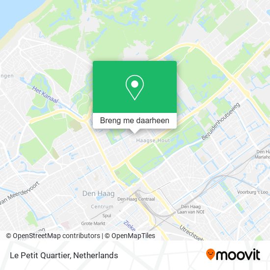 Le Petit Quartier kaart