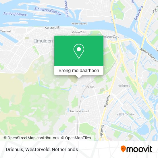 Driehuis, Westerveld kaart