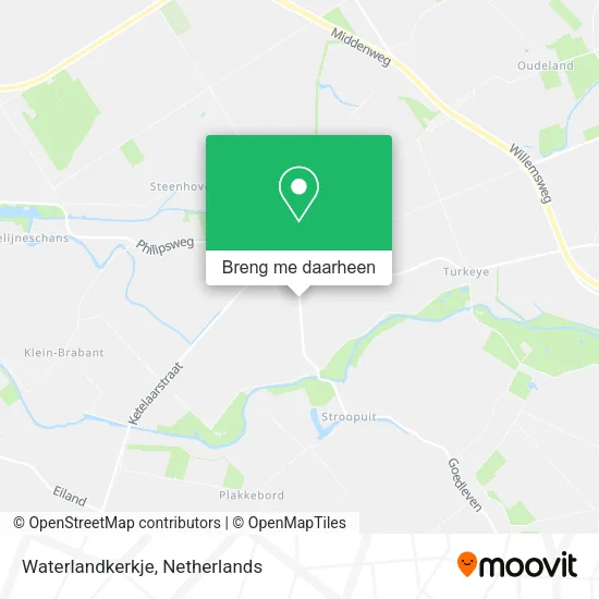Waterlandkerkje kaart
