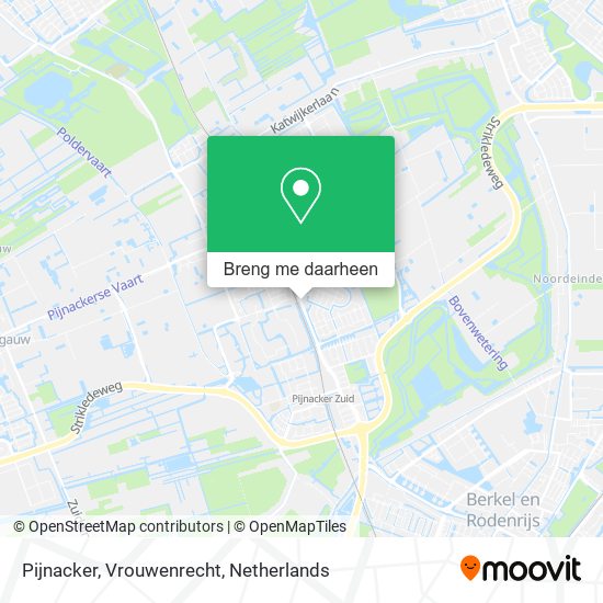 Pijnacker, Vrouwenrecht kaart