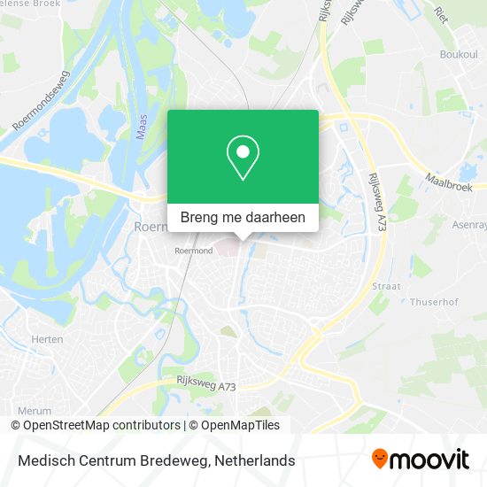 Medisch Centrum Bredeweg kaart