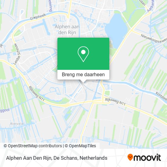 Alphen Aan Den Rijn, De Schans kaart