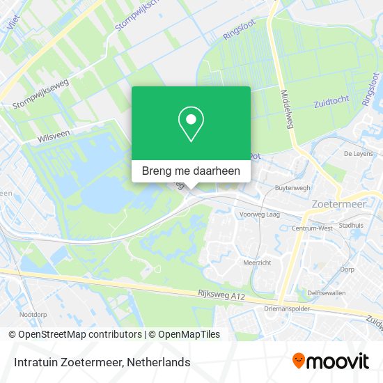 Intratuin Zoetermeer kaart