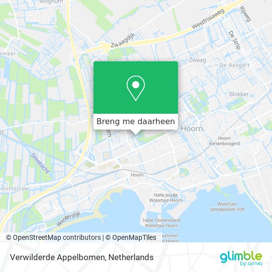 Verwilderde Appelbomen kaart