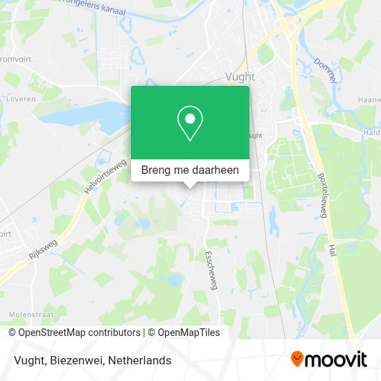 Vught, Biezenwei kaart